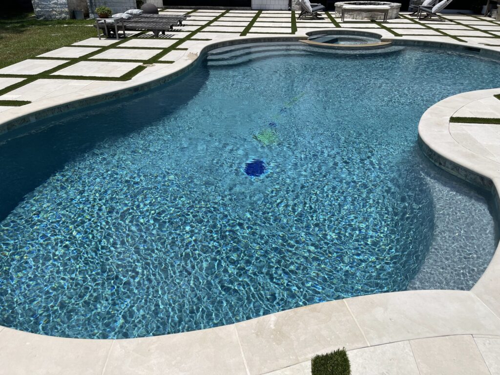 Sundance Pool Services perfectly clean pool.
